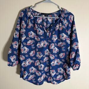 fun 2 fun floral blouse Small